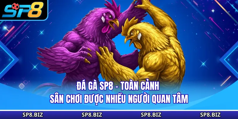 Đá gà SP8 - Toàn cảnh sân chơi được nhiều người quan tâm