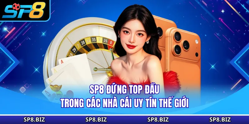 SP8 đứng top đầu trong các nhà cái uy tín thế giới